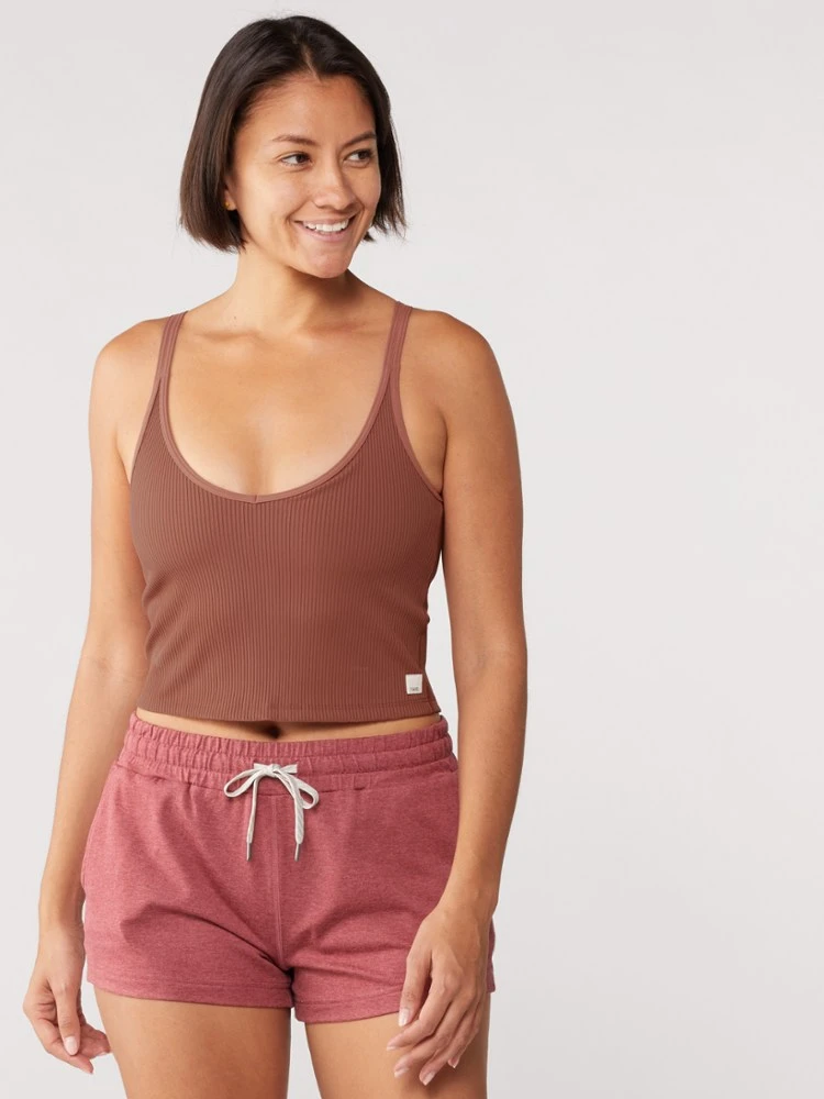 Vuori Rib Crop Tank Top - Women's - Image 2