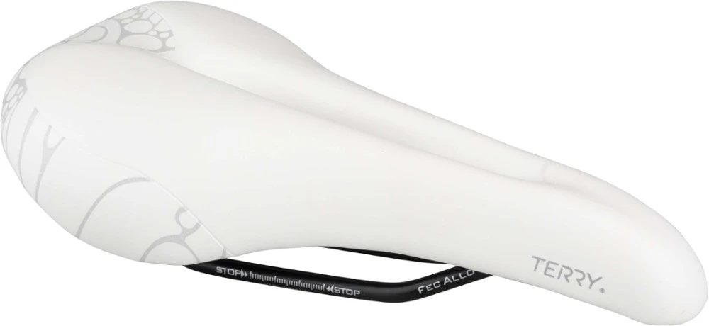 Terry Butterfly Cromoly Saddle - Women's - White