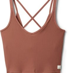 Vuori Rib Crop Tank Top - Women's