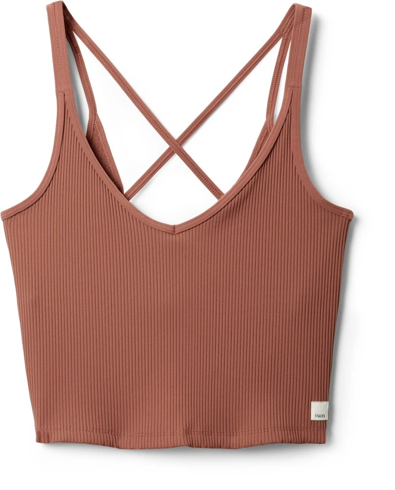 Vuori Rib Crop Tank Top - Women's